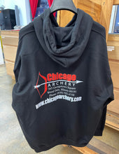 Load image into Gallery viewer, Black Chicago Archery Hoodie

